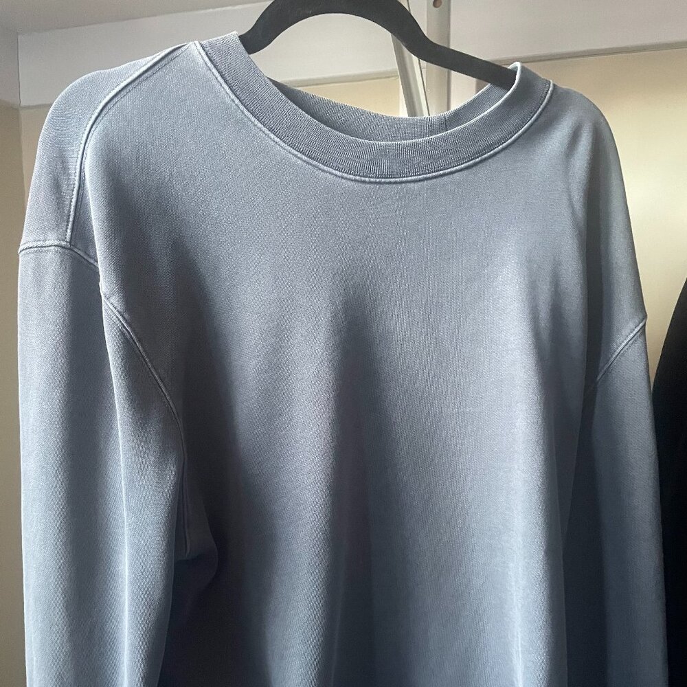 COS blue-grey sweater